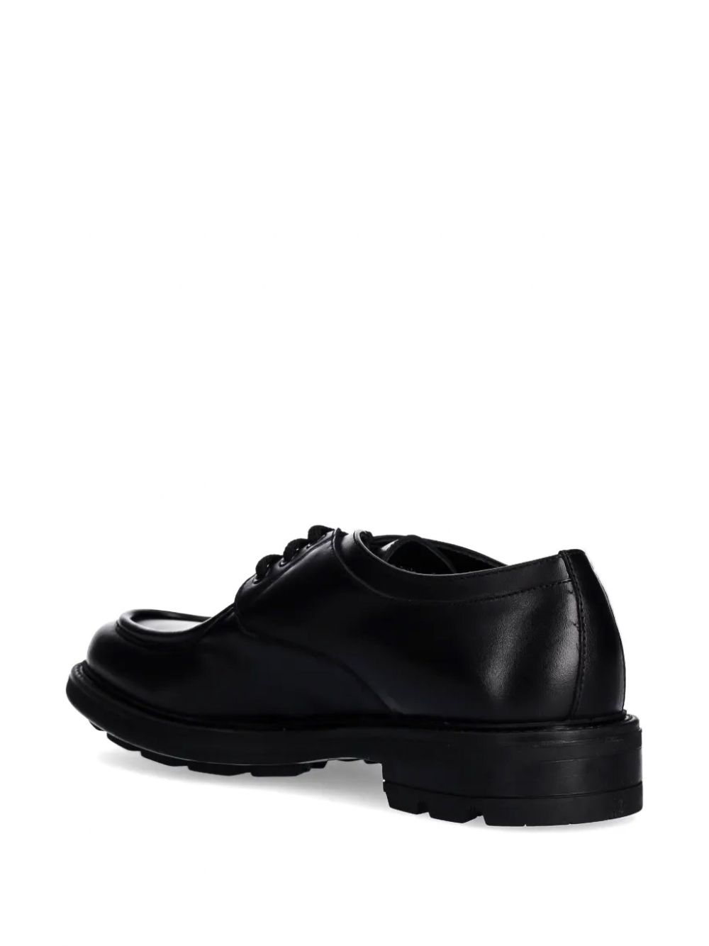 Baldinini leather lace-up shoes Black