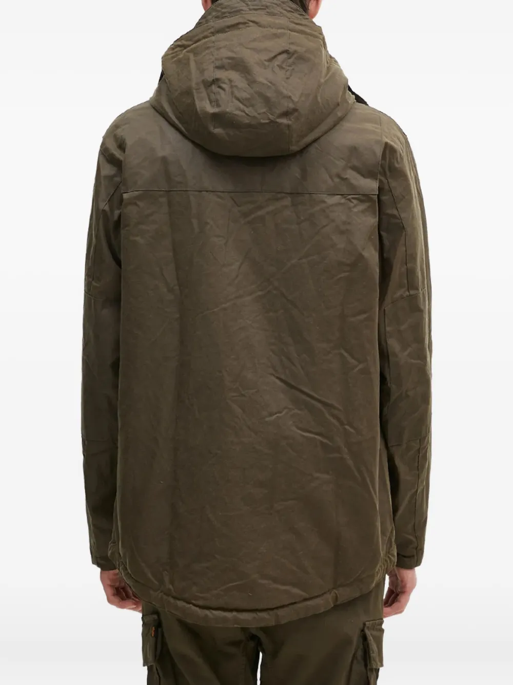 Barbour Jack met capuchon en zak Bruin