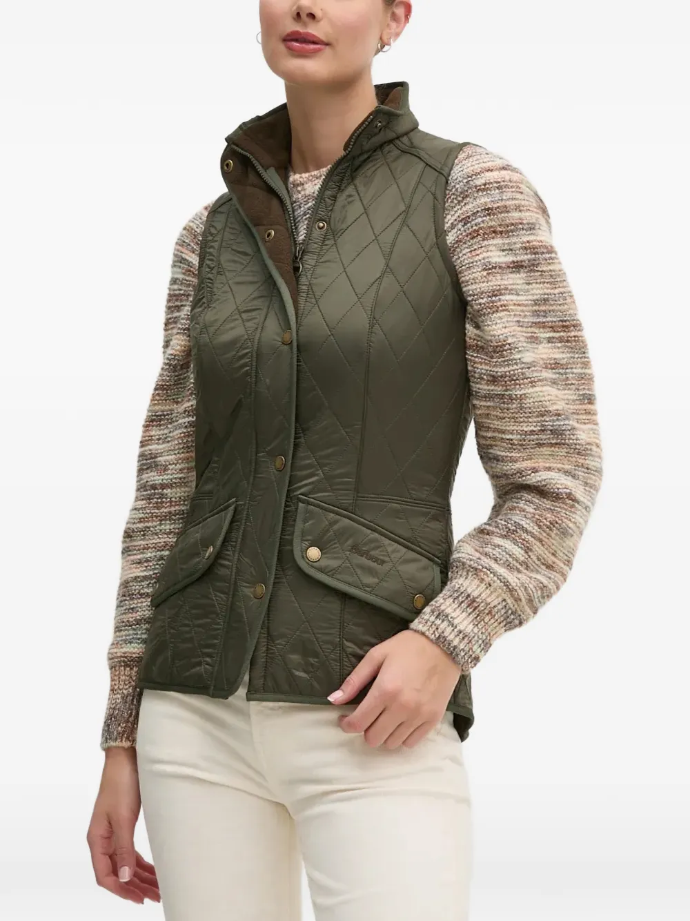 Barbour Cavalry gilet - Grün