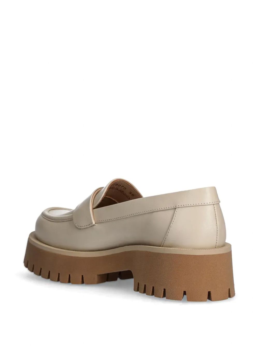 Baldinini Leren loafers Beige