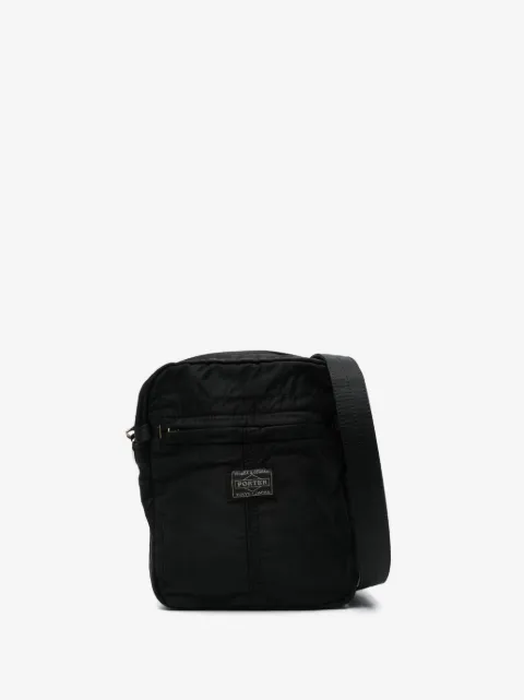 Porter-Yoshida & Co. mochila tipo mensajero con etiqueta del logo
