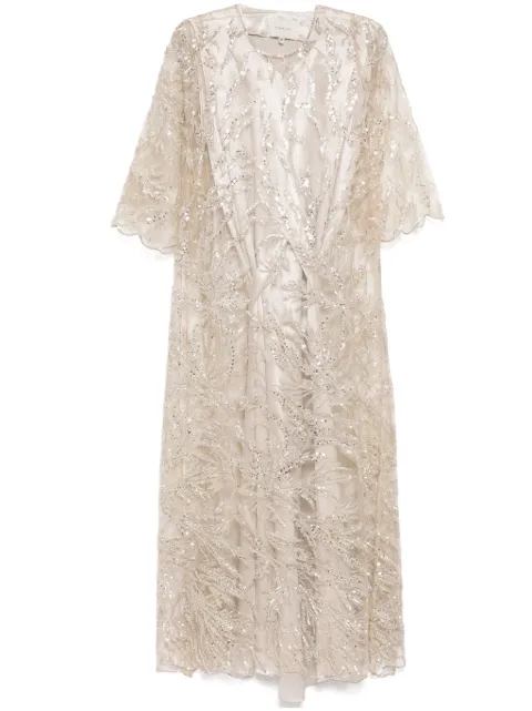 SHATHA ESSA all-over embellished dress