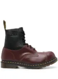 MM6 Maison Margiela x Dr. Martens colourblock ankle boots - Red