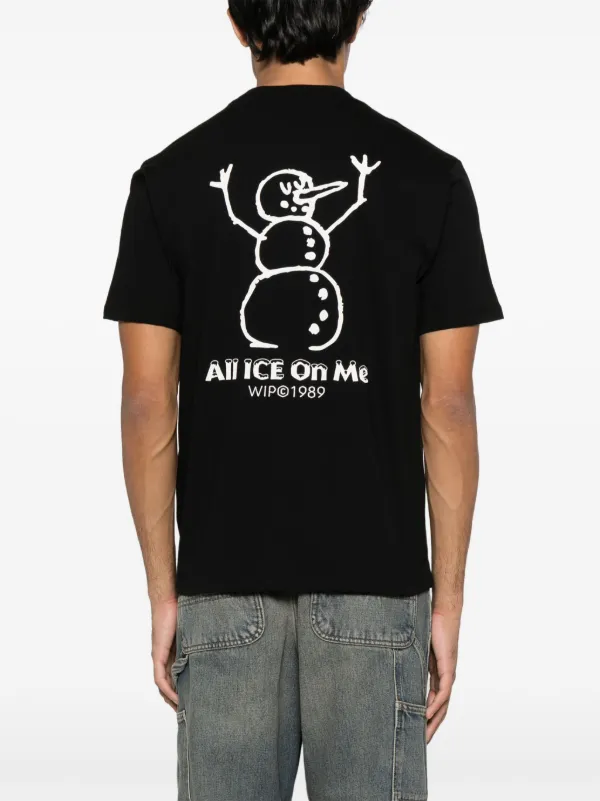 【関税込み】Carhartt Work In Progress ブラック Ice Tシャツ Carhartt WIP Ice Tシャツ | ブラック | FARFETCH JP