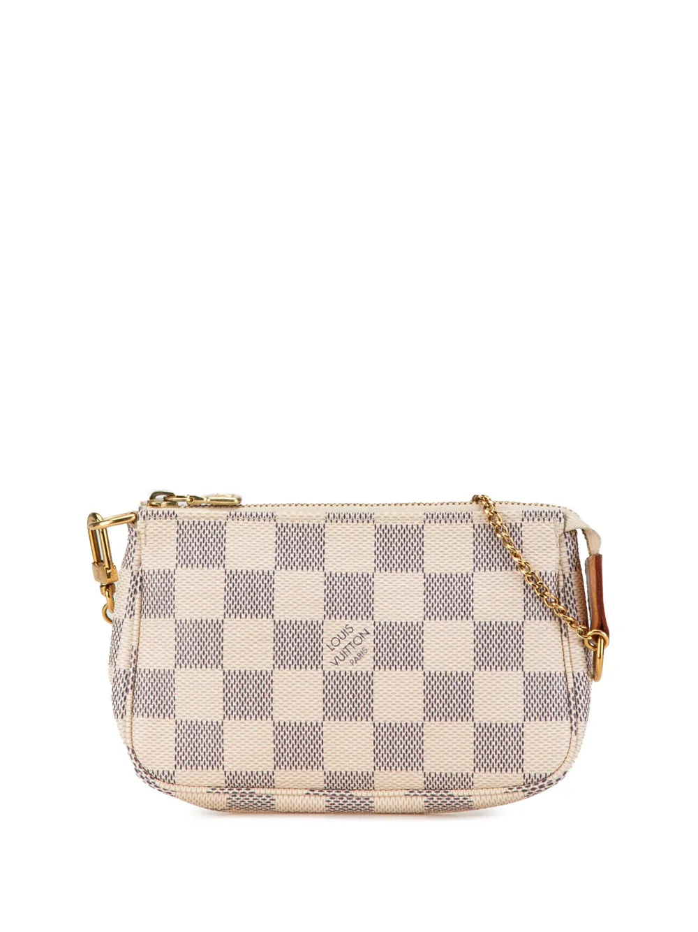 Cheap Louis Vuitton Pre-Owned 2021 Damier Azur Mini Pochette Accessoires handbag WOMEN