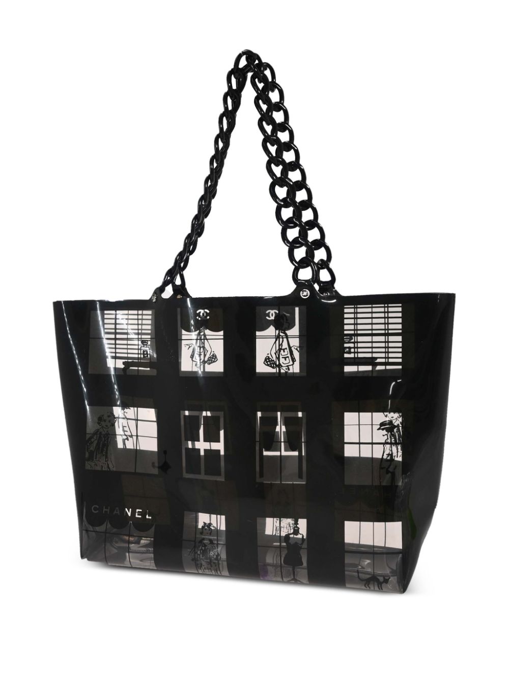 CHANEL Pre-Owned 2003 pre-owned Window shopper - Zwart