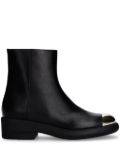 Baldinini leather boots - Black