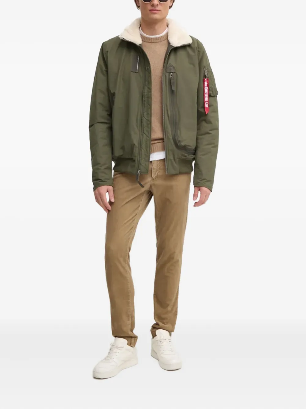 Alpha Industries DA-3 faux fur-collar jacket | Bomber Jackets | Image 2
