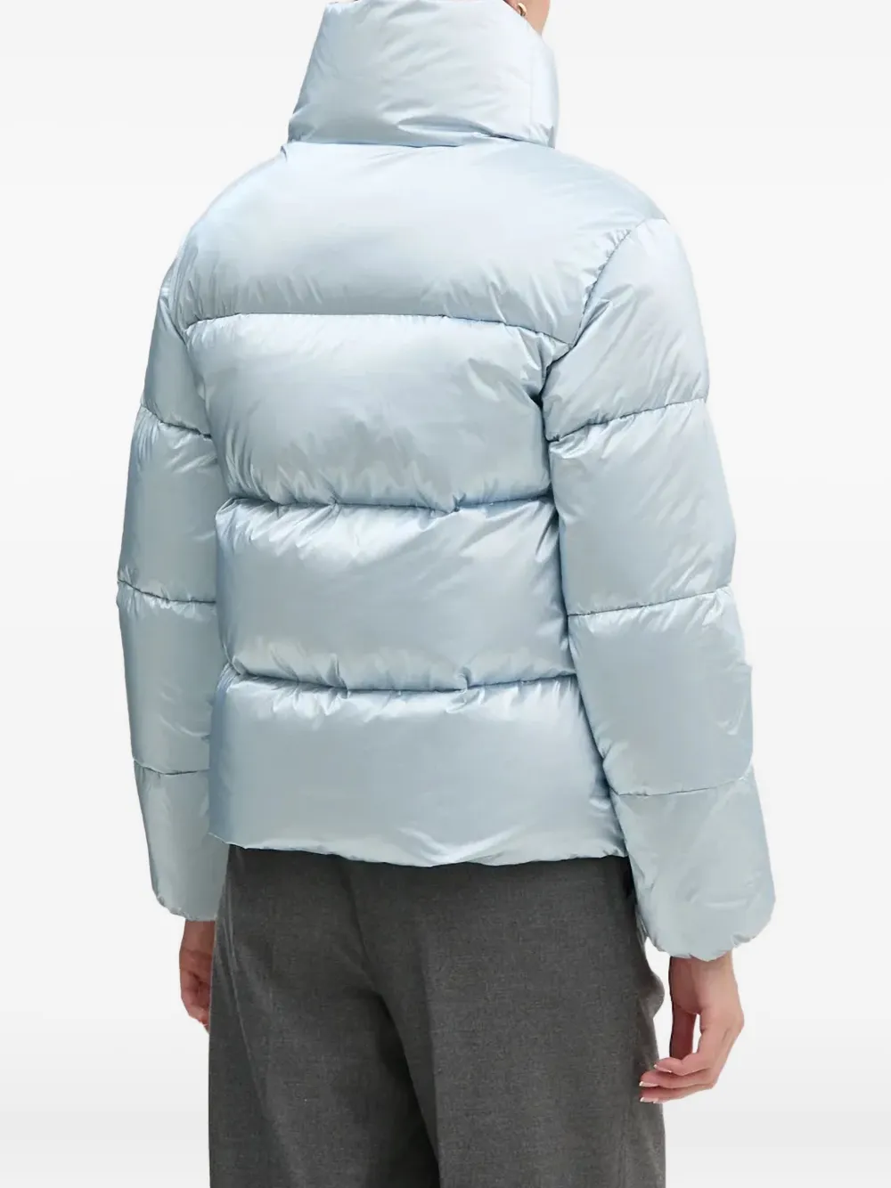 Blauer Padded Logo-patch Jacket In Blue