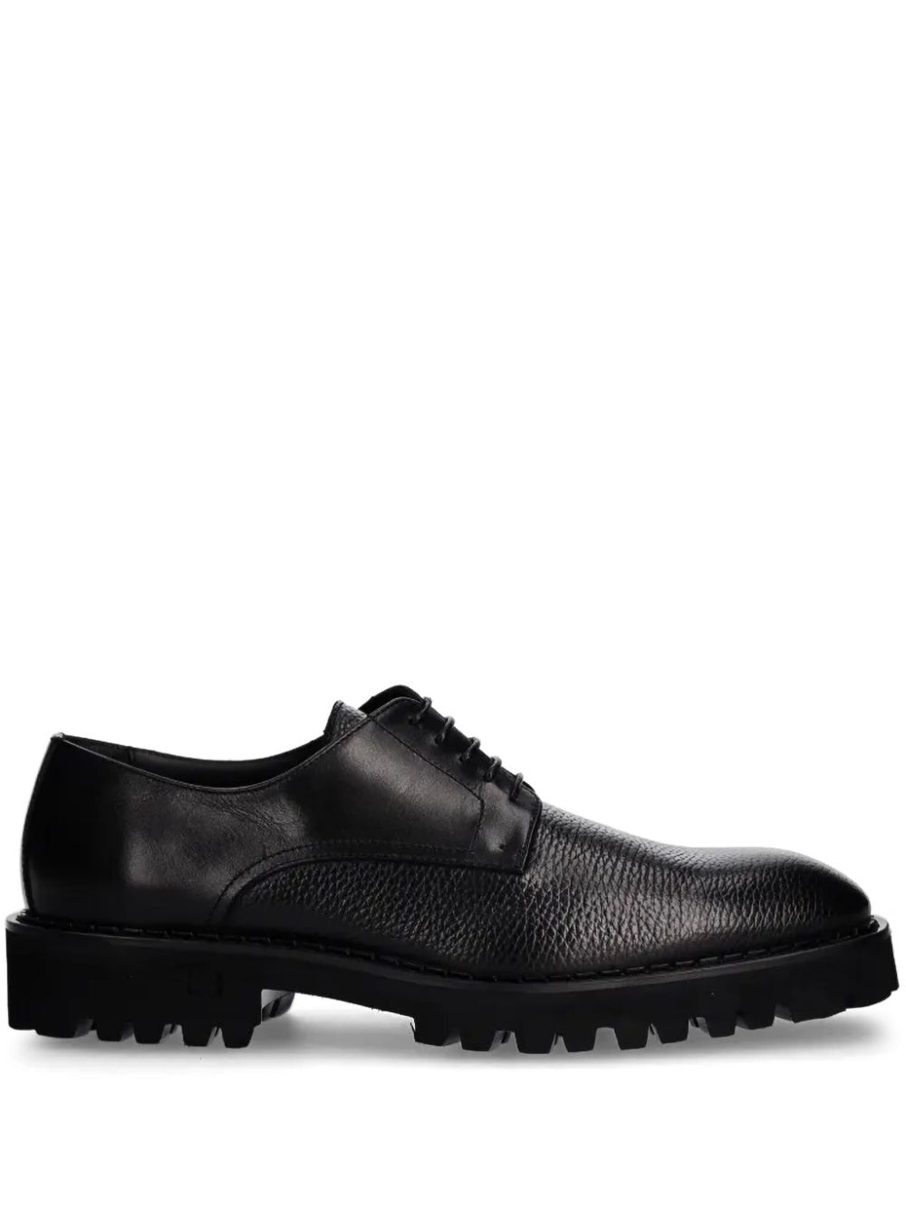 Baldinini textured Derby shoes – Black