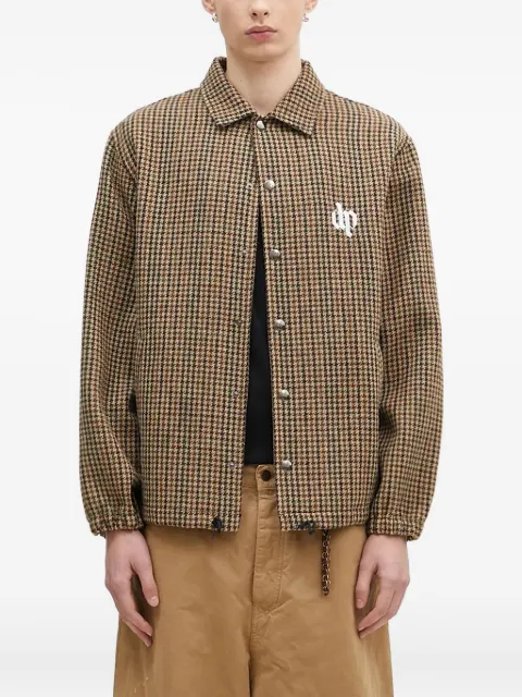 DARKPARK collared check jacket