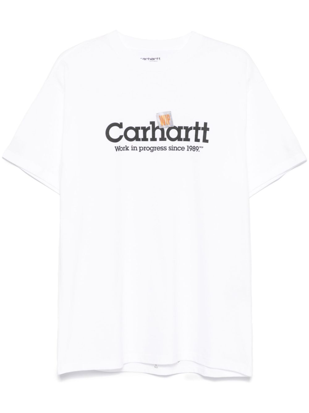 Carhartt Short Sleeve Label Script T Shirt White