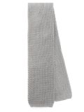 Brunello Cucinelli knitted tie - Grey