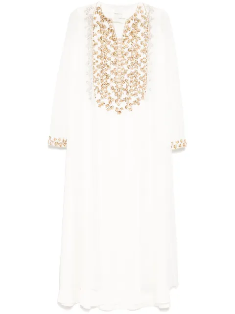 SHATHA ESSA vestido con detalles de cristal