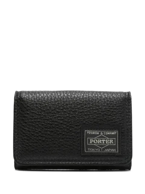 Porter-Yoshida & Co. cartera con etiqueta del logo