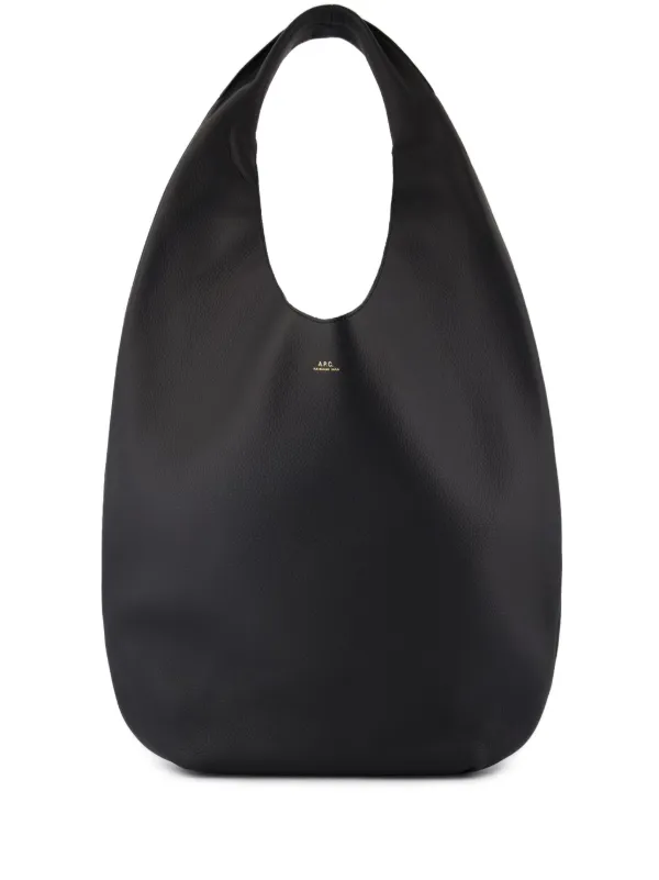 A.P.C. レザーショルダーバッグ | ブラック | FARFETCH JP