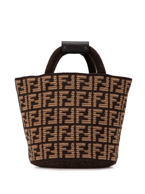 Fendi 2010-2024 Zucca Cashmere Shopping tote bag