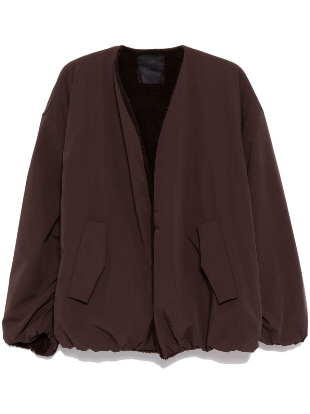 JNBY gathered jacket - Brown