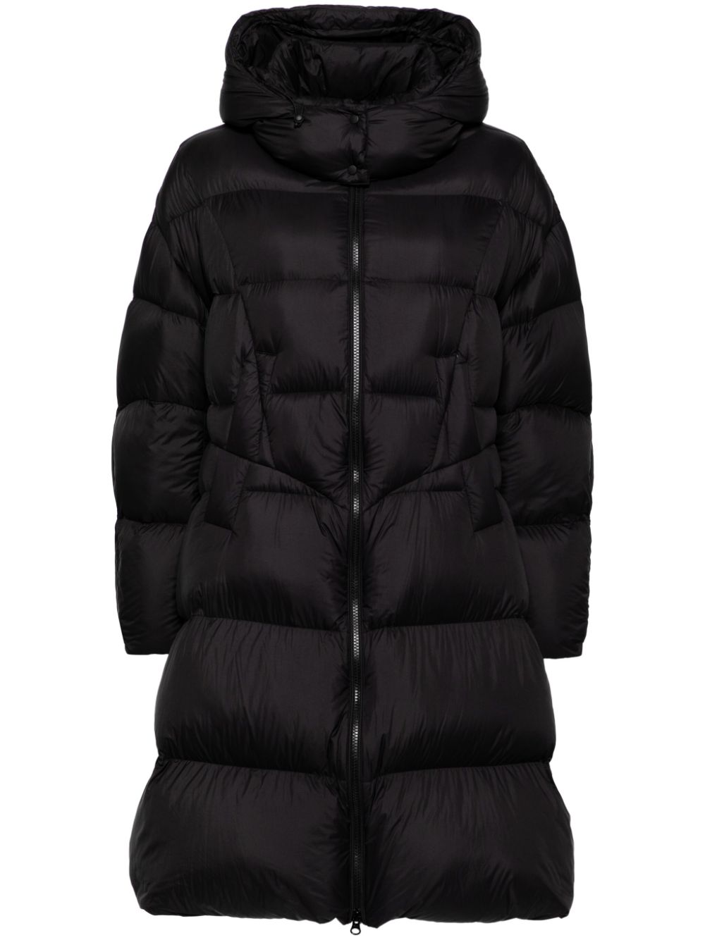 hooded puffer jacket