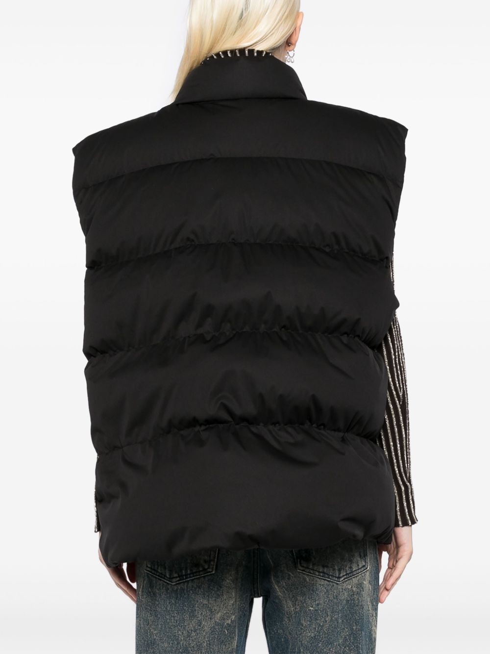 JNBY mock neck padded gillet Women