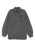 jnby by JNBY logo jacquard sweater - Grey
