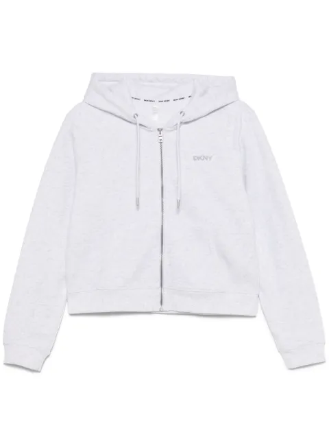 DKNY stud-logo hoodie