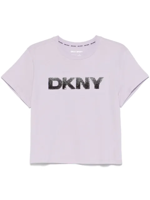 DKNY rhinestone-embellished T-shirt