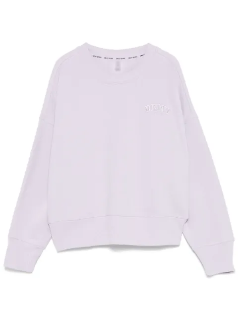 DKNY sudadera con bordado