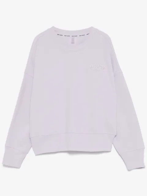DKNY sudadera con bordado