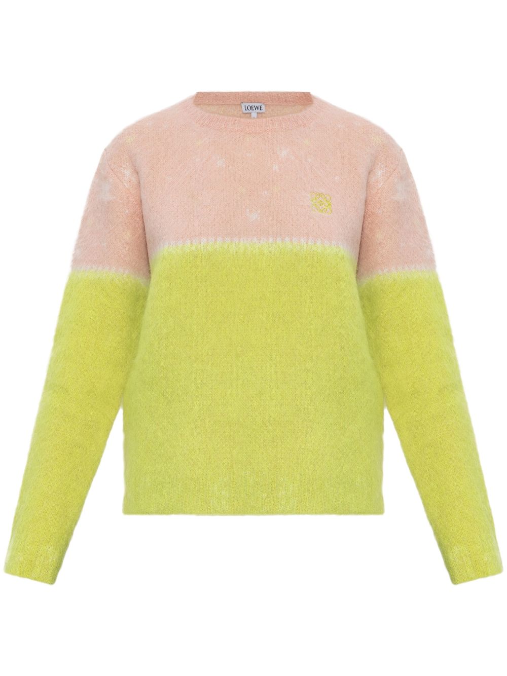 LOEWE panelled mohair jumper Women