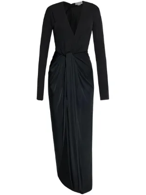 chinese dress ladies Tracy Studio Gathered Cape Shoulder A-Line Dress main image 0