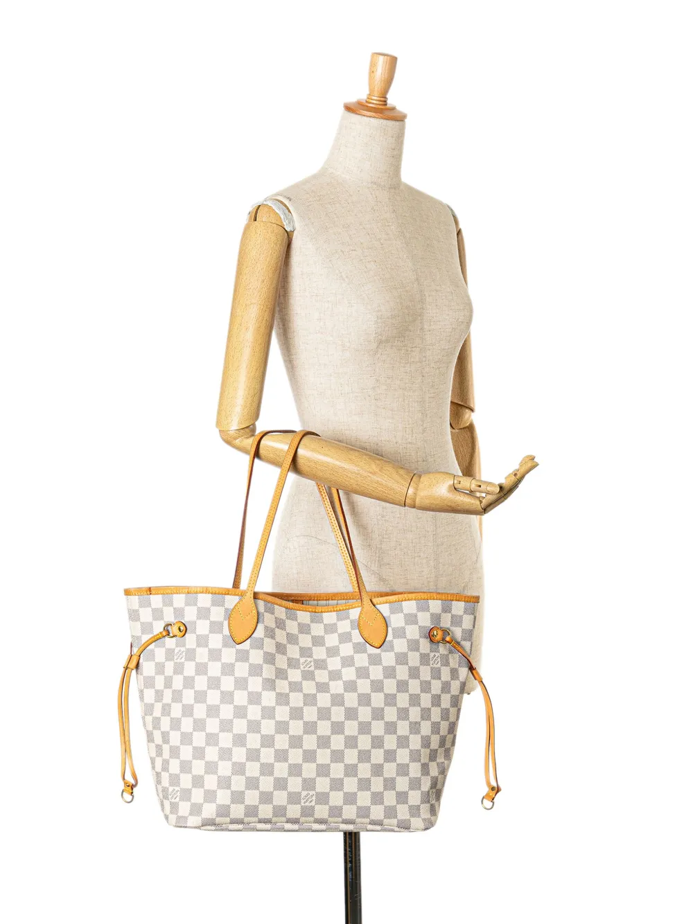 Affordable Louis Vuitton Pre-Owned 2014 Damier Azur Neverfull MM tote bag WOMEN