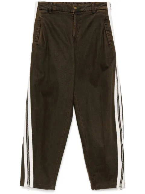 CROQUIS drawstring zip-up jeans