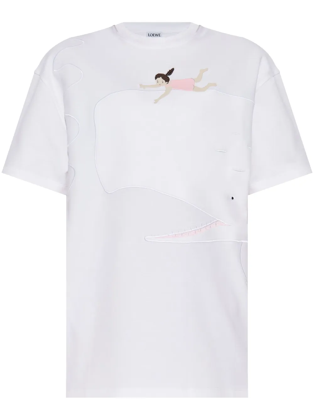LOEWE x Suna Fujita Tシャツ - ホワイト LOEWE x Suna Fujita Tシャツ - ホワイト