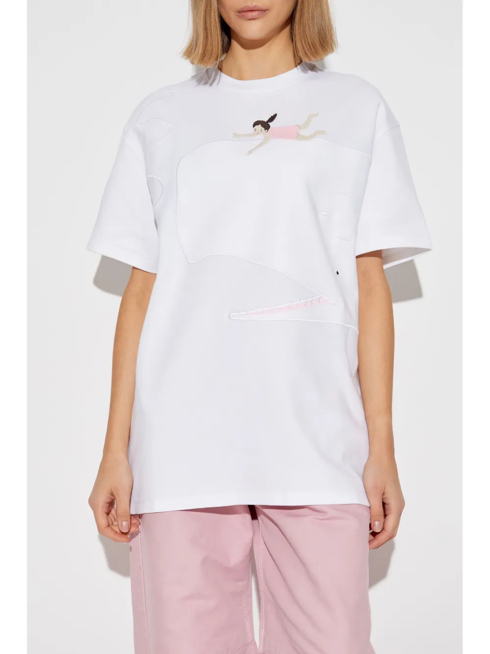 LOEWE x Suna Fujita katoenen T-shirt Wit