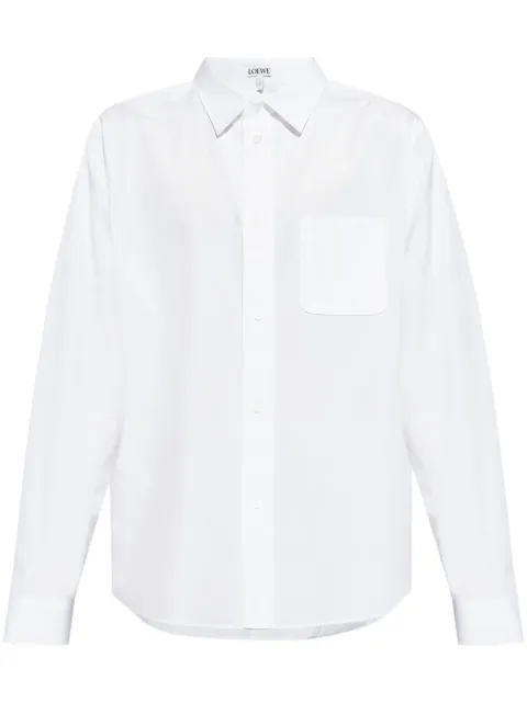 LOEWE camisa con Anagrama bordado
