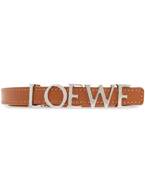 LOEWE cinturón con letras del logo