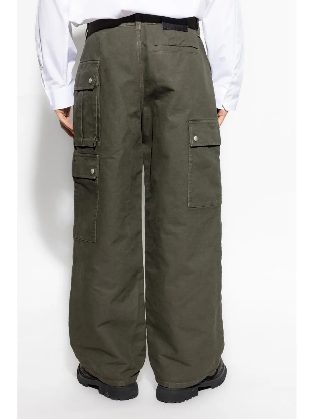 LOEWE Katoenen broek Groen