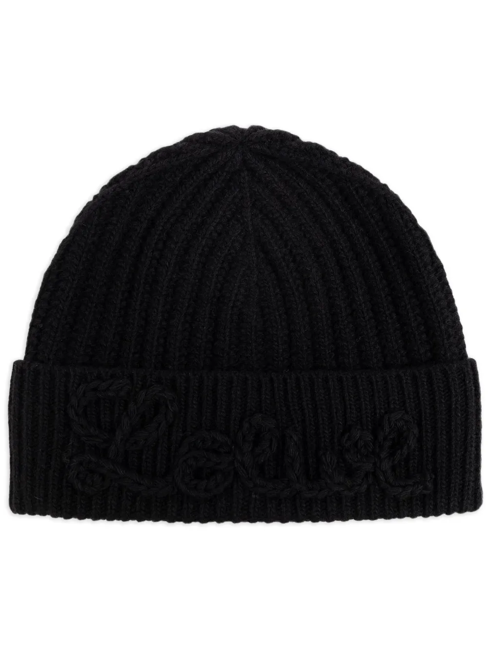 logo-embroidered beanie