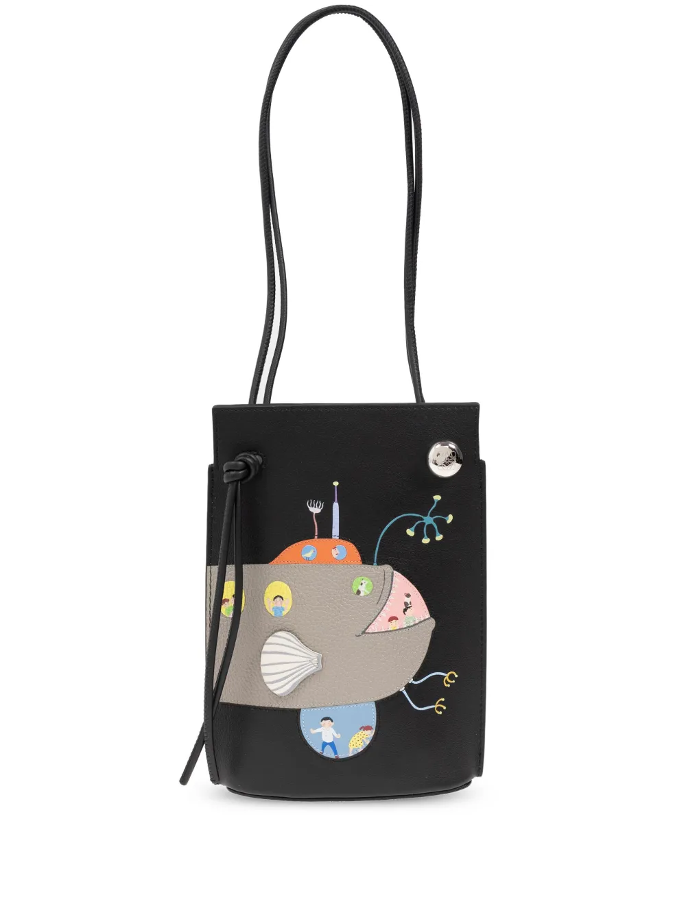 LOEWE x Suna Fujita 'Submarine Pebble Dice' ショルダーバッグ - ブラック LOEWE x Suna Fujita 'Submarine Pebble Dice' ショルダーバッグ - ブラック