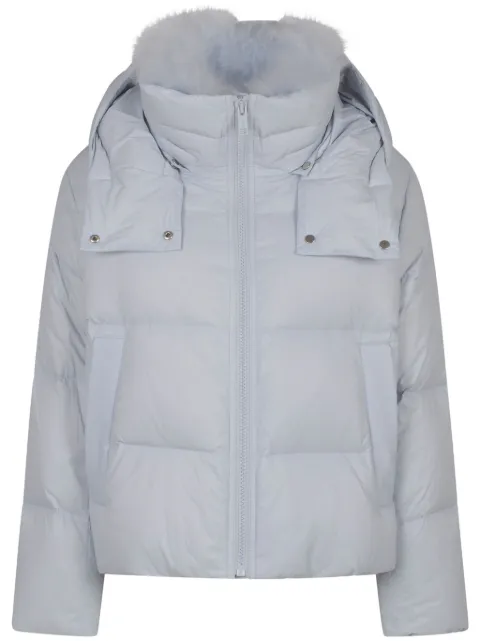 Yves Salomon zip-up puffer jacket