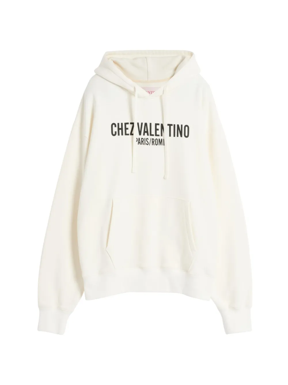 Valentino Garavani Chez Valentino-print hoodie - Nude