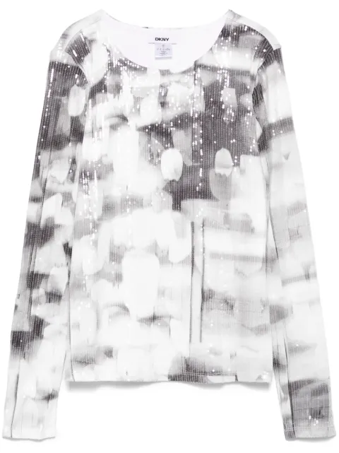 DKNY sequinned T-shirt