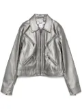 DKNY longsleeved biker jacket - Silver