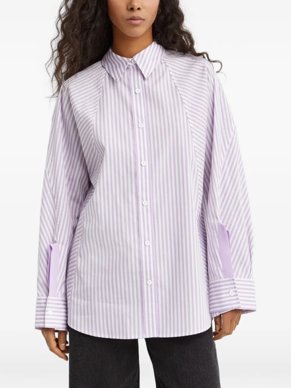 3.1 Phillip Lim Gestreept blouse Paars