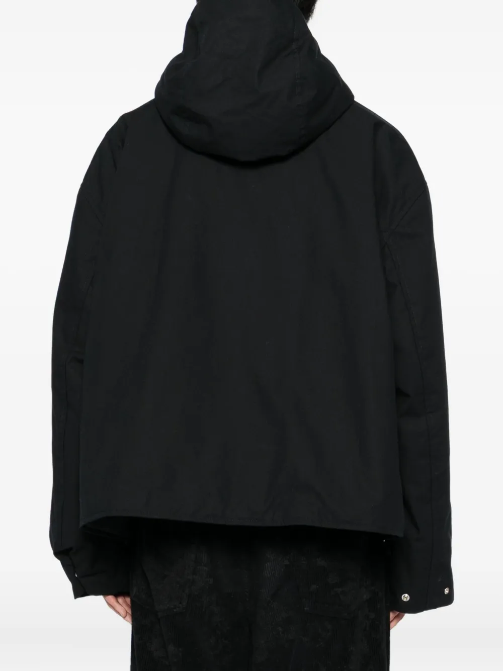 JIL SANDER+ Katoenen jack Zwart