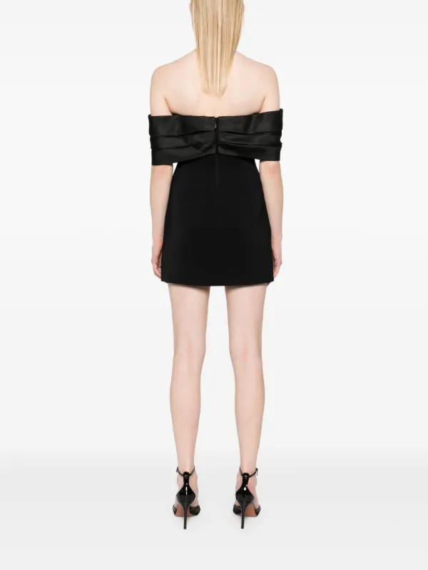 ANINE BING Fleur Mini Dress | Black | FARFETCH