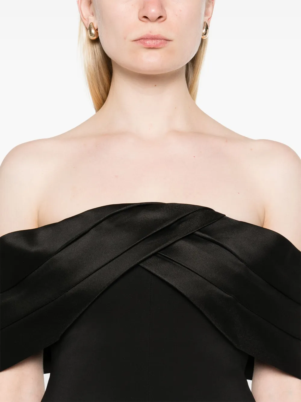 Shop Anine Bing Fleur Mini Dress In Black
