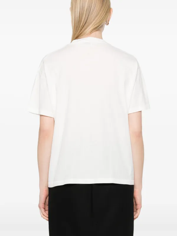 ANINE BING Cade Tee Mushrooms - Off White