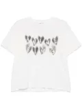 ANINE BING Cade Hearts T-shirt - White